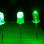 LED Diffuse - lit - side view bright - small